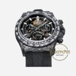 Rolex Daytona İskelet Kadran 40mm Gri Karbon Kasa 4130 Super Clone ETA