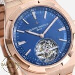 Vacheron Constantin Overseas Full Rose Tourbillon Blue Dial Super Clone ETA