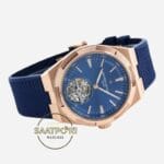 Vacheron Constantin Overseas Rose Kasa Tourbillon Mavi Kadran Super Clone ETA