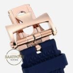 Vacheron Constantin Overseas Rose Kasa Tourbillon Mavi Kadran Super Clone ETA