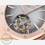 Audemars Piguet 26530OR Royal Oak Full Rose 41mm Gri Kadran 2950 Tourbillon Super Clone ETA