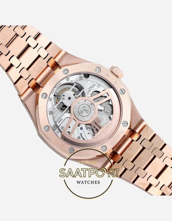 Audemars Piguet 26530OR Royal Oak Full Rose 41mm Gri Kadran 2950 Tourbillon Super Clone ETA