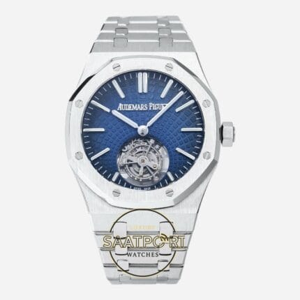 Audemars Piguet 26530ST Royal Oak Çelik Bezel 41mm Mavi Kadran 2950 Tourbillon Super Clone ETA