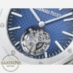 Audemars Piguet 26530ST Royal Oak Çelik Bezel 41mm Mavi Kadran 2950 Tourbillon Super Clone ETA