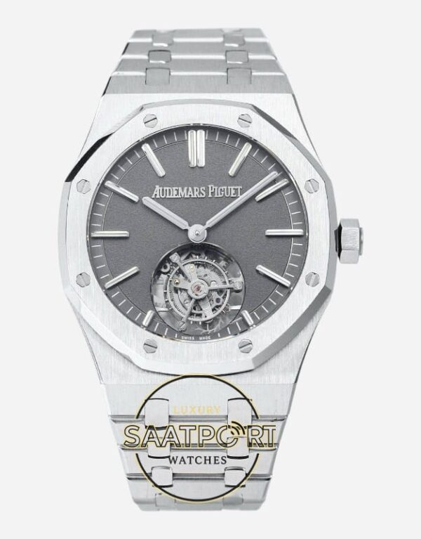 Audemars Piguet 26530TI Royal Oak 41mm Gray Dial 2950 Tourbillon Super Clone ETA