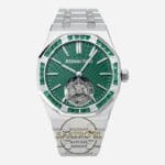 Audemars Piguet 26532IC Royal Oak Emerald Bezel 41mm Green Dial 2950 Tourbillon Super Clone ETA