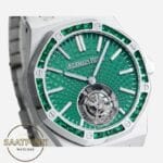 Audemars Piguet 26532IC Royal Oak Emerald Bezel 41mm Green Dial 2950 Tourbillon Super Clone ETA