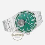 Audemars Piguet 26532IC Royal Oak Emerald Bezel 41mm Green Dial 2950 Tourbillon Super Clone ETA