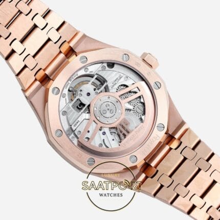 Audemars Piguet 26533OR Royal Oak Full Rose 41mm Yeşil Kadran 2950 Tourbillon Super Clone ETA