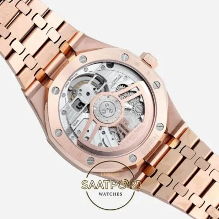 Audemars Piguet 26533OR Royal Oak Full Rose 41mm Yeşil Kadran 2950 Tourbillon Super Clone ETA