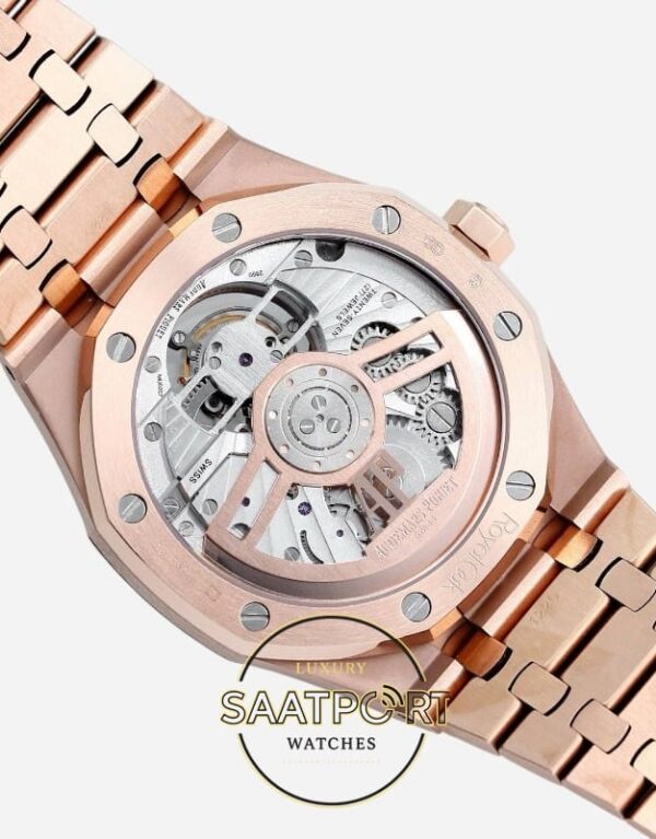 Audemars Piguet 26533OR Royal Oak Full Rose 41mm Yeşil Kadran 2950 Tourbillon Super Clone ETA