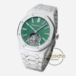 Audemars Piguet 26534TI Royal Oak Çelik Bezel 41mm Yeşil Kadran 2950 Tourbillon Super Clone ETA