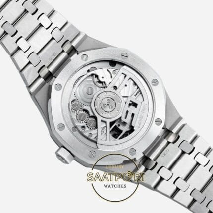 Audemars Piguet 26534TI Royal Oak Çelik Bezel 41mm Yeşil Kadran 2950 Tourbillon Super Clone ETA