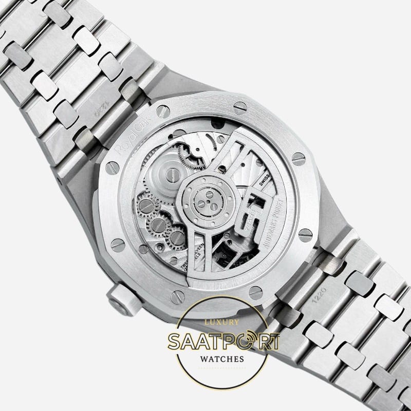 Audemars Piguet 26534TI Royal Oak Çelik Bezel 41mm Yeşil Kadran 2950 Tourbillon Super Clone ETA