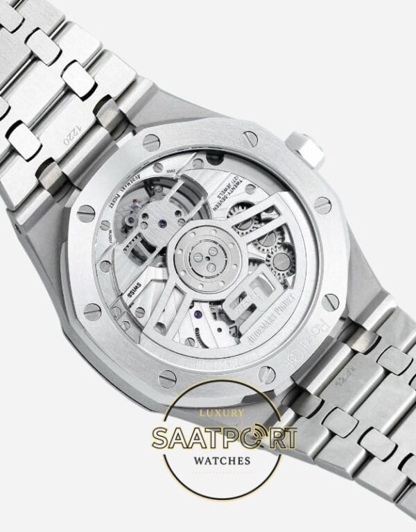 Audemars Piguet 26535PT Royal Oak Baget Bezel 41mm Light Blue Dial 2950 Tourbillon Super Clone ETA