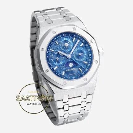 Audemars Piguet 26574BC Royal Oak John Mayer Çelik 41mm Mavi Kadran 5134 Super Clone ETA