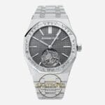 Audemars Piguet 26730BC Royal Oak Baget Bezel 41mm Gray Dial 2950 Tourbillon Super Clone ETA