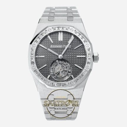 Audemars Piguet 26730BC Royal Oak Baget Bezel 41mm Gray Dial 2950 Tourbillon Super Clone ETA