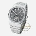 Audemars Piguet 26730BC Royal Oak Baget Bezel 41mm Gray Dial 2950 Tourbillon Super Clone ETA
