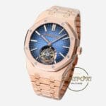 Audemars Piguet 26730OR Royal Oak Full Rose 41mm Blue Dial 2950 Tourbillon Super Clone ETA