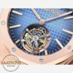 Audemars Piguet 26730OR Royal Oak Full Rose 41mm Blue Dial 2950 Tourbillon Super Clone ETA