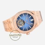Audemars Piguet 26730OR Royal Oak Full Rose 41mm Blue Dial 2950 Tourbillon Super Clone ETA