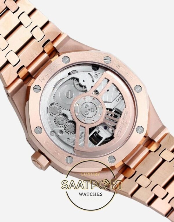 Audemars Piguet 26730OR Royal Oak Full Rose 41mm Blue Dial 2950 Tourbillon Super Clone ETA