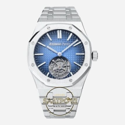 Audemars Piguet 26730ST Royal Oak Stainless Steel 41mm Blue Dial 2950 Tourbillon Super Clone ETA
