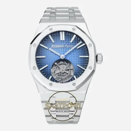 Audemars Piguet 26730ST Royal Oak Stainless Steel 41mm Blue Dial 2950 Tourbillon Super Clone ETA