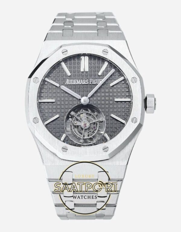 Audemars Piguet 26730ST Royal Oak Stainless Steel 41mm Gray Dial 2950 Tourbillon Super Clone ETA