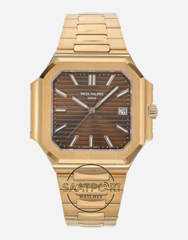 Patek Philippe Cubitus 40mm 7128 Rose Kasa Kahve Kadran 26-330 SC Super Clone ETA