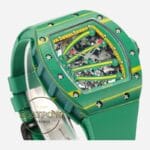Richard Mille RM 59-01 Yohan Blake Yeşil Karbon Kasa Kauçuk Kordon Tourbillon Super Clone ETA