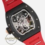 Richard Mille RM S10 Koi Fish Dial Ceramic Case Red Rubber Strap Tourbillon Super Clone ETA
