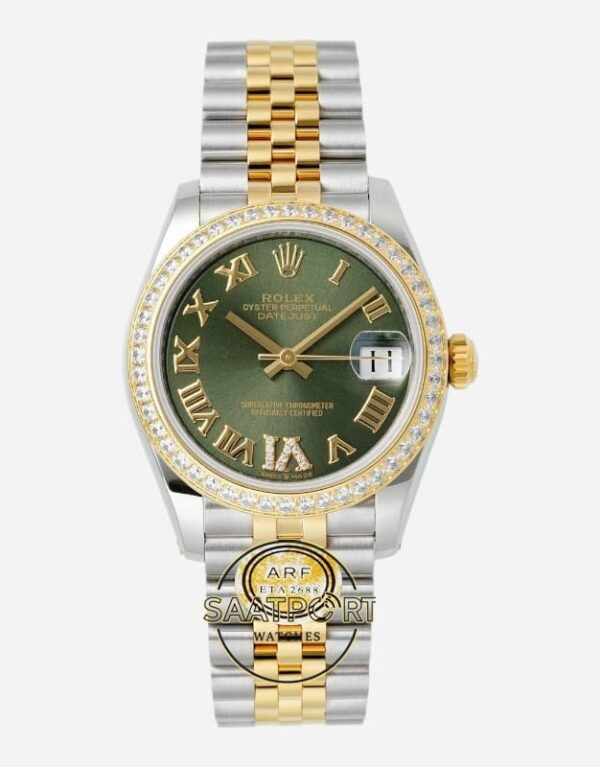 Rolex Datejust 31mm 278383RBR ARF Taşlı Bezel 904L Kasa Jubilee Kordon 2688 Super Clone ETA