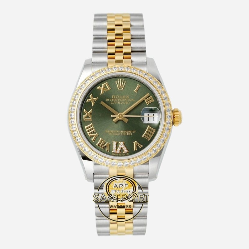 Rolex Datejust 31mm 278383RBR ARF Taşlı Bezel 904L Kasa Jubilee Kordon 2688 Super Clone ETA