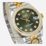 Rolex Datejust 31mm ARF 278273 Taşlı Bezel Taşlı Kadran Jubilee Kordon 2688 Super Clone ETA