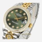 Rolex Datejust 31mm ARF 278273 Taşlı Bezel Taşlı Kadran Jubilee Kordon 2688 Super Clone ETA
