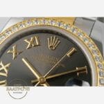 Rolex Datejust 31mm ARF 278381RBR Roma Rakamlı Gri Kadran Oyster Kordon 2688 Super Clone ETA