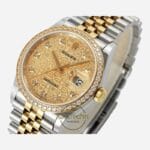 Rolex Datejust 36mm Champagne Jubilee Motif 126283RBR Super Clone Eta