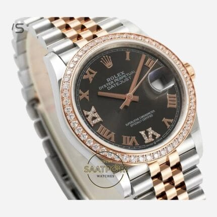 Rolex Datejust 36mm Chocolate Brown Roma Kadran Jubilee 126281RBR Super Clone Eta
