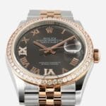 Rolex Datejust 36mm Chocolate Brown Roma Kadran Jubilee 126281RBR Super Clone Eta