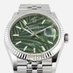 Rolex Datejust 36mm Green Palm Motif Dial 126234 Super Clone Eta