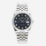 Rolex Datejust 36mm Mavi Kadran Super Clone Eta