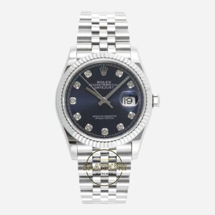 Rolex Datejust 36mm Mavi Kadran Super Clone Eta