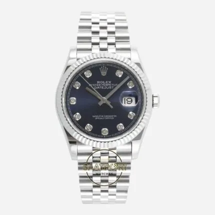 Rolex Datejust 36mm Mavi Kadran Super Clone Eta