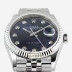 Rolex Datejust 36mm Mavi Kadran Super Clone Eta
