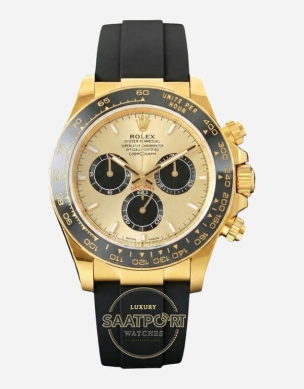 Rolex Daytona 126518LN Gold Dial Oysterflex VSF Factory 4131 Super Clone ETA