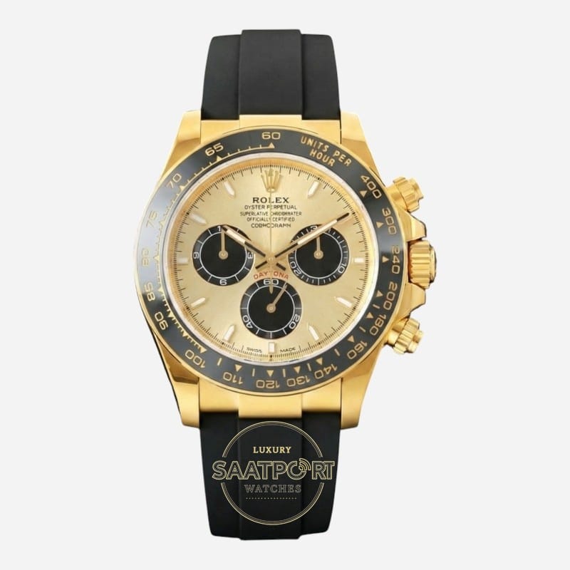 Rolex Daytona 126518LN Gold Dial Oysterflex VSF Factory 4131 Super Clone ETA