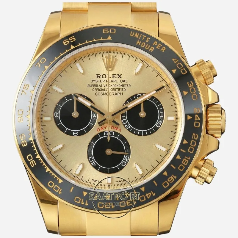 Rolex Daytona 126518LN Gold Dial Oysterflex VSF Factory 4131 Super Clone ETA