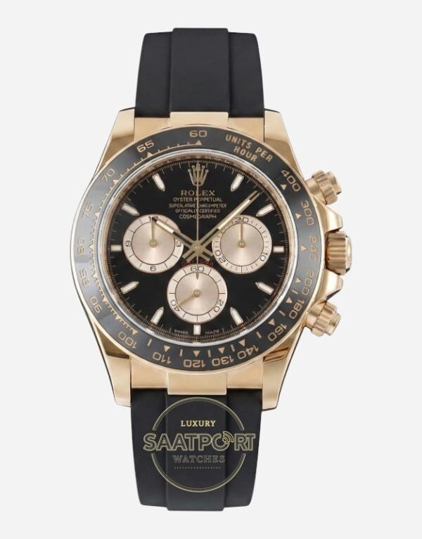 Rolex Daytona Everose Gold Oysterflex 126515LN VSF Factory 4131 Supe Clone Eta (1)-Photoroom